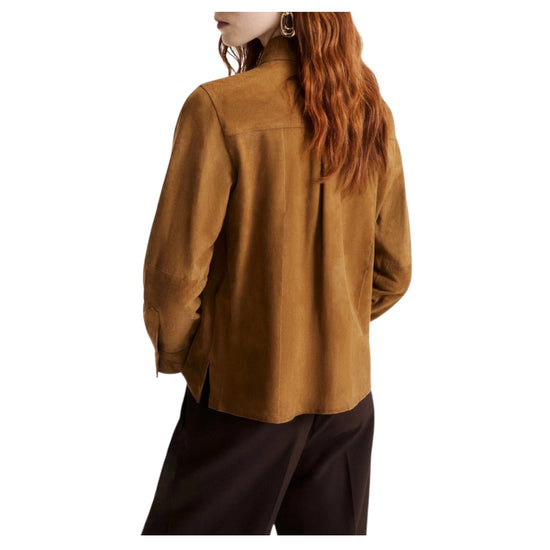 Camicia in suede Cammello GIALLO 002 MARELLA 
