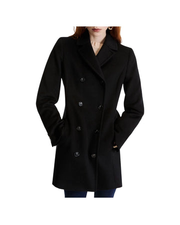 Cappotto Doppiopetto in lana e cashmere Nero PALLORE 004 MARELLA 