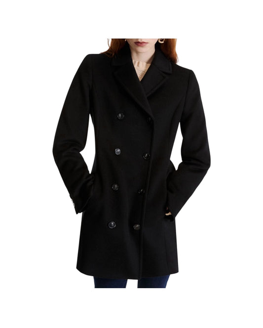 Cappotto Doppiopetto in lana e cashmere Nero PALLORE 004 MARELLA 