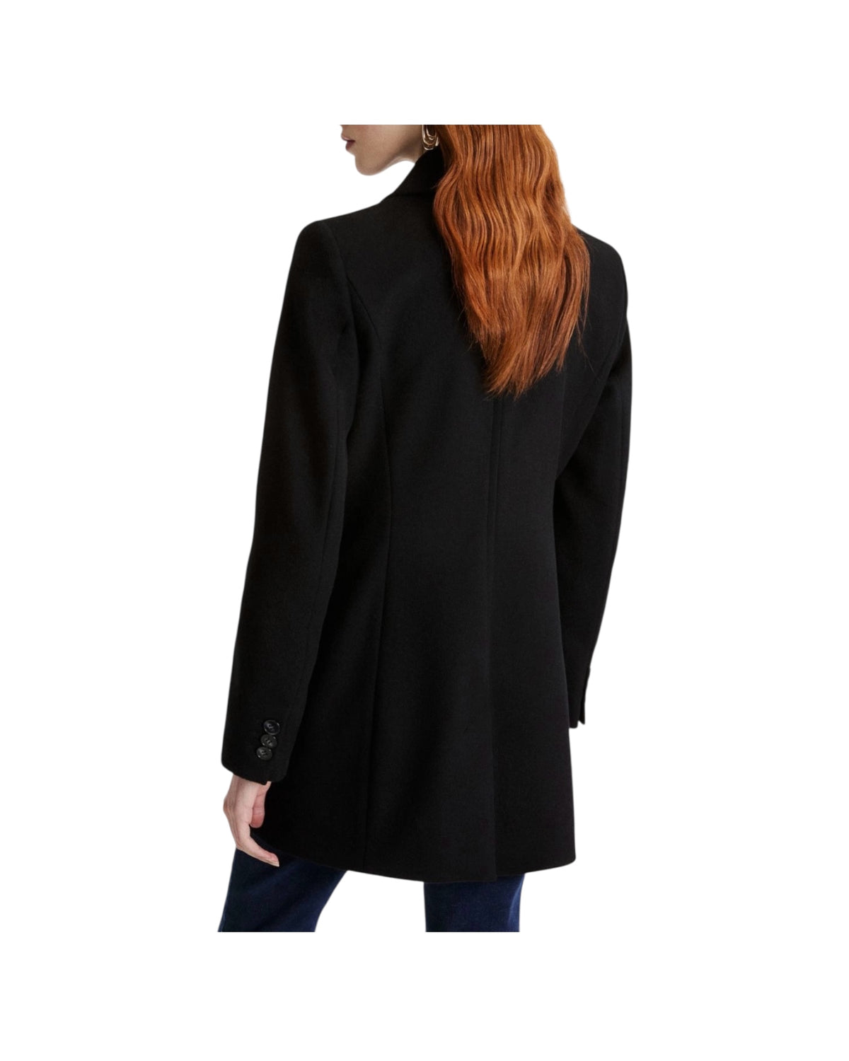Cappotto Doppiopetto in lana e cashmere Nero PALLORE 004 MARELLA 