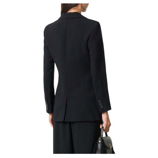 Blazer doppiopetto in envers satin Nero RECENTE 001 MARELLA 