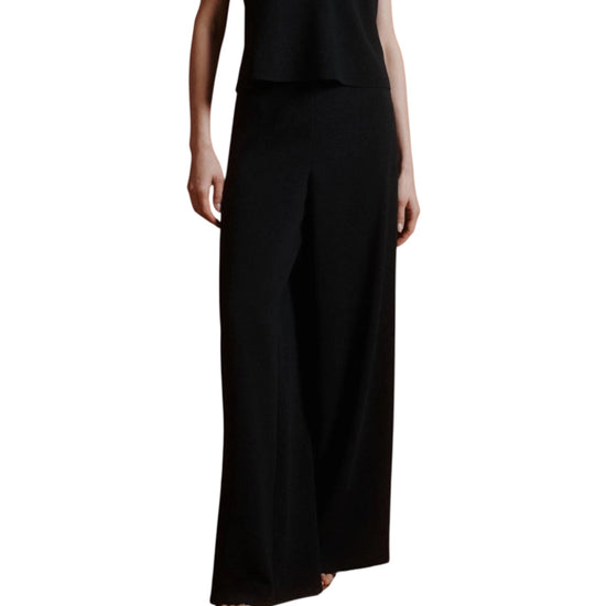 Pantalone in envers satin Nero REFOLO 001 MARELLA 