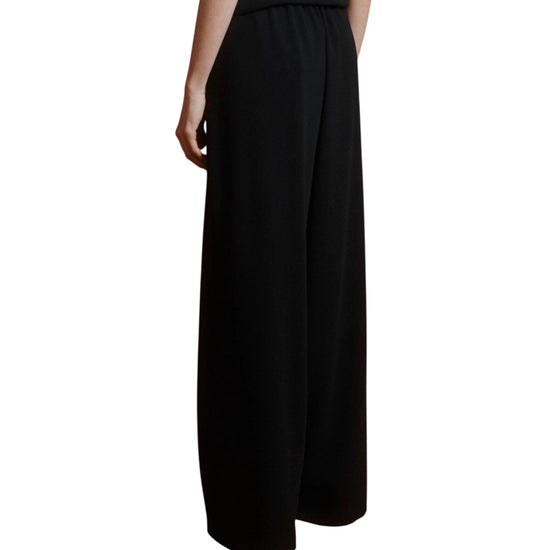 Pantalone in envers satin Nero REFOLO 001 MARELLA 