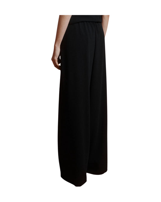 Pantalone in envers satin Nero REFOLO 001 MARELLA 