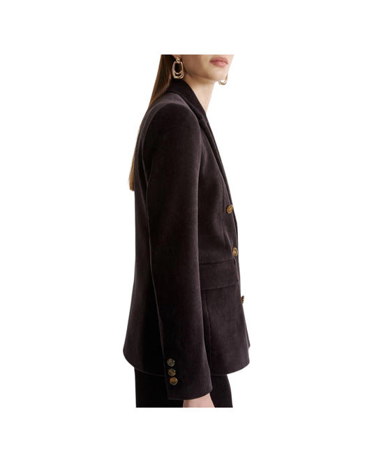 Blazer Doppiopetto in velluto a coste Grigio scuro RUM 002 MARELLA 