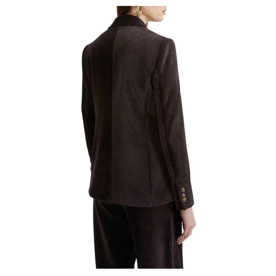 Blazer Doppiopetto in velluto a coste Grigio scuro RUM 002 MARELLA 