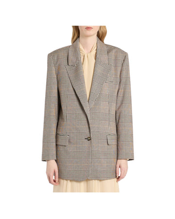Blazer monopetto con motivo a quadri UDENTE 001 MARELLA 