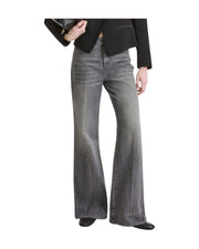 Jeans Wide leg Grigio