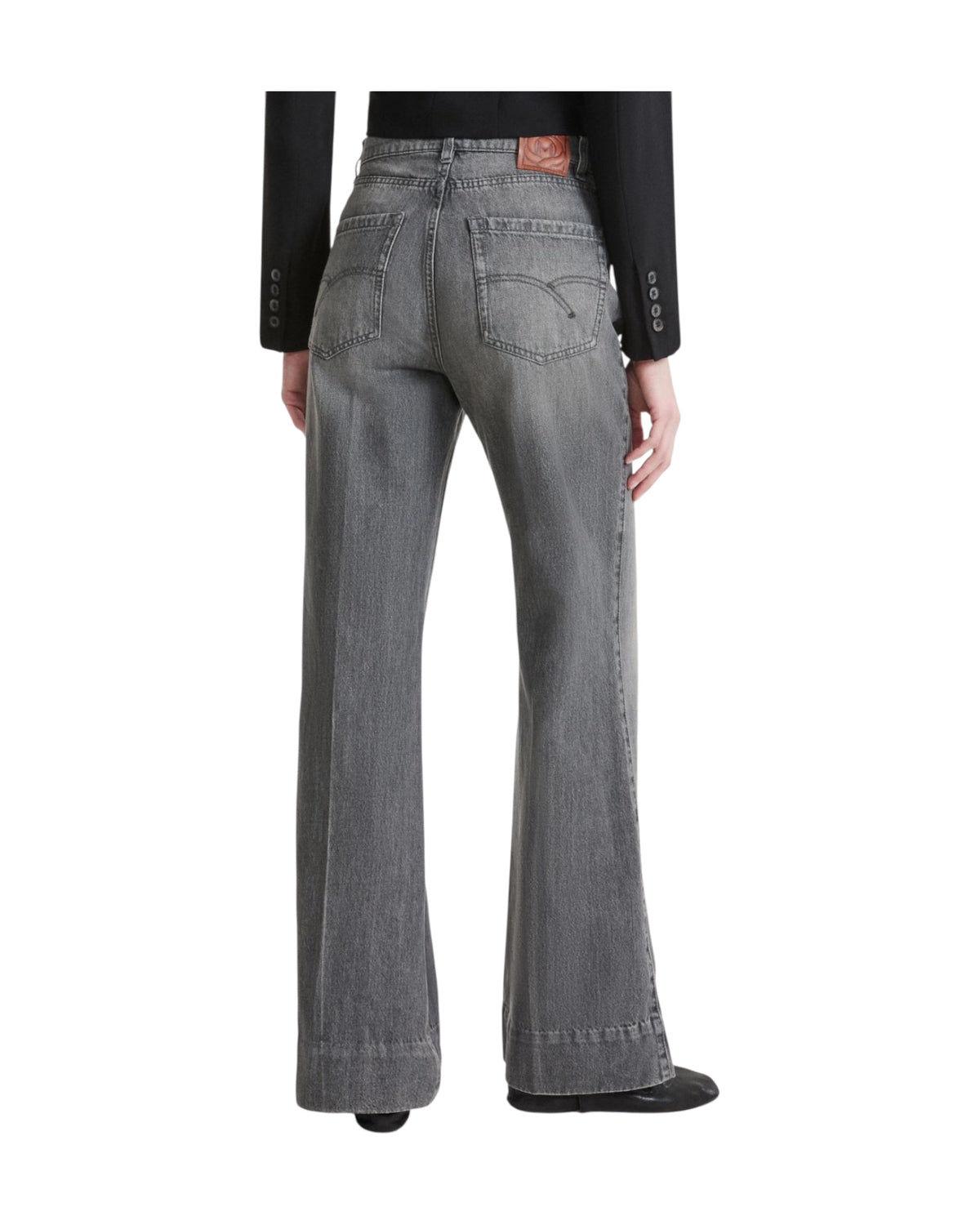 Jeans Wide leg Grigio WLEG 002 MARELLA 