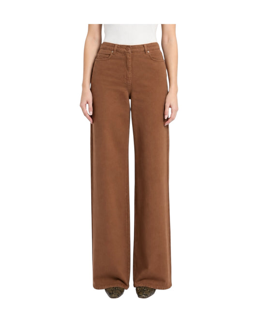 Pantalone in drill di puro cotone Tabacco ZAFFO 003 MARELLA 