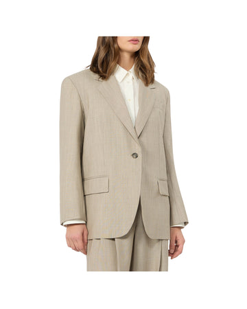 Blazer over in tela di lana Nocciola ATTILA 001 MAX MARA WEEKEND 