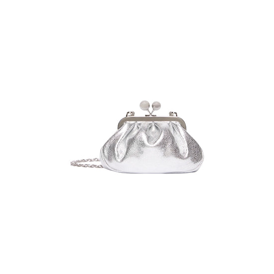 Pasticcino Bag extra small in pelle laminata Argento BRUNO 002 MAX MARA WEEKEND 
