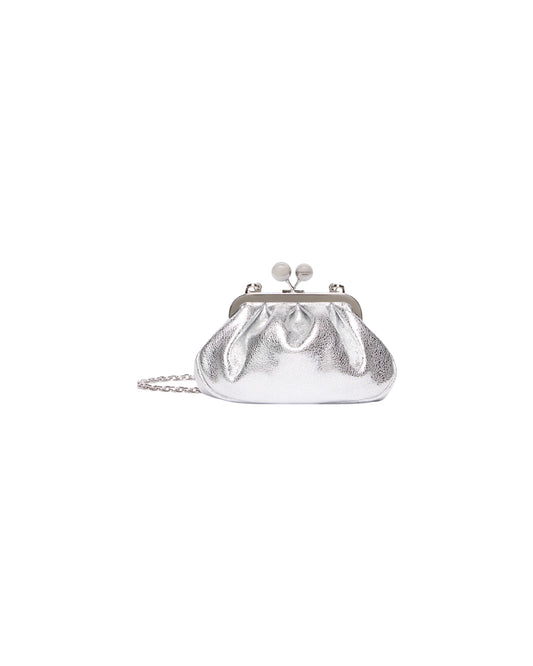 Pasticcino Bag extra small in pelle laminata Argento BRUNO 002 MAX MARA WEEKEND 
