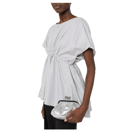 Pasticcino Bag extra small in pelle laminata Argento BRUNO 002 MAX MARA WEEKEND 