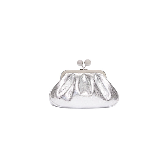 Pasticcino Bag extra small in pelle laminata Argento BRUNO 002 MAX MARA WEEKEND 