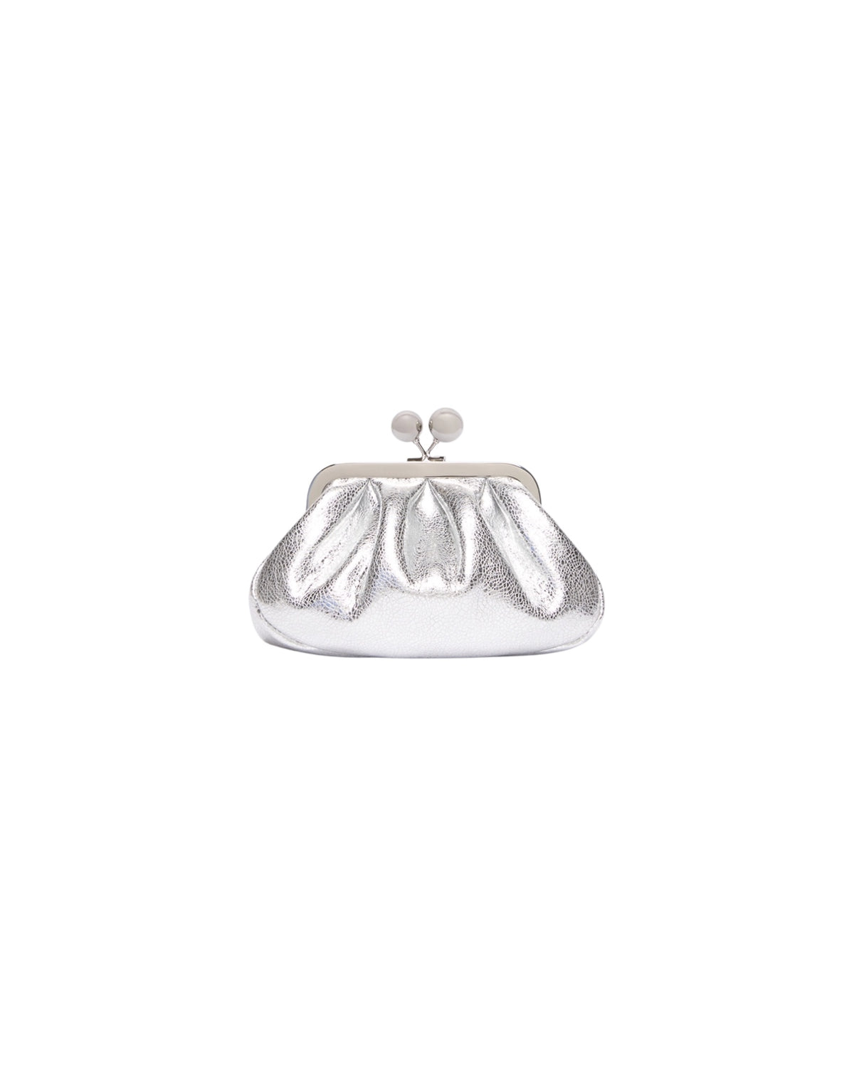 Pasticcino Bag extra small in pelle laminata Argento BRUNO 002 MAX MARA WEEKEND 