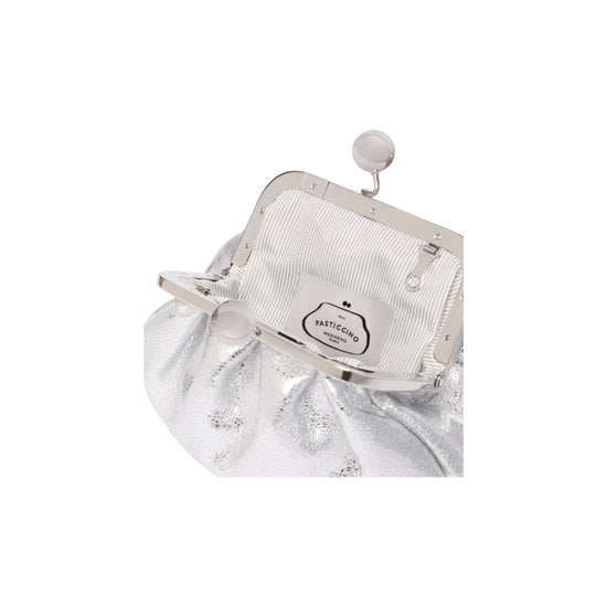 Pasticcino Bag extra small in pelle laminata Argento BRUNO 002 MAX MARA WEEKEND 