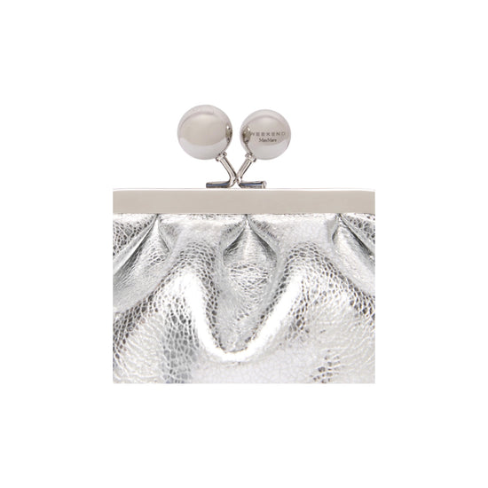 Pasticcino Bag extra small in pelle laminata Argento BRUNO 002 MAX MARA WEEKEND 