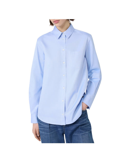 Camicia in Oxford di cotone Azzurro COBALTO 006 MAX MARA WEEKEND 