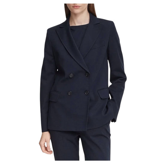 Blazer doppiopetto in jersey Milano Blu COLIBRI 002 MAX MARA WEEKEND 