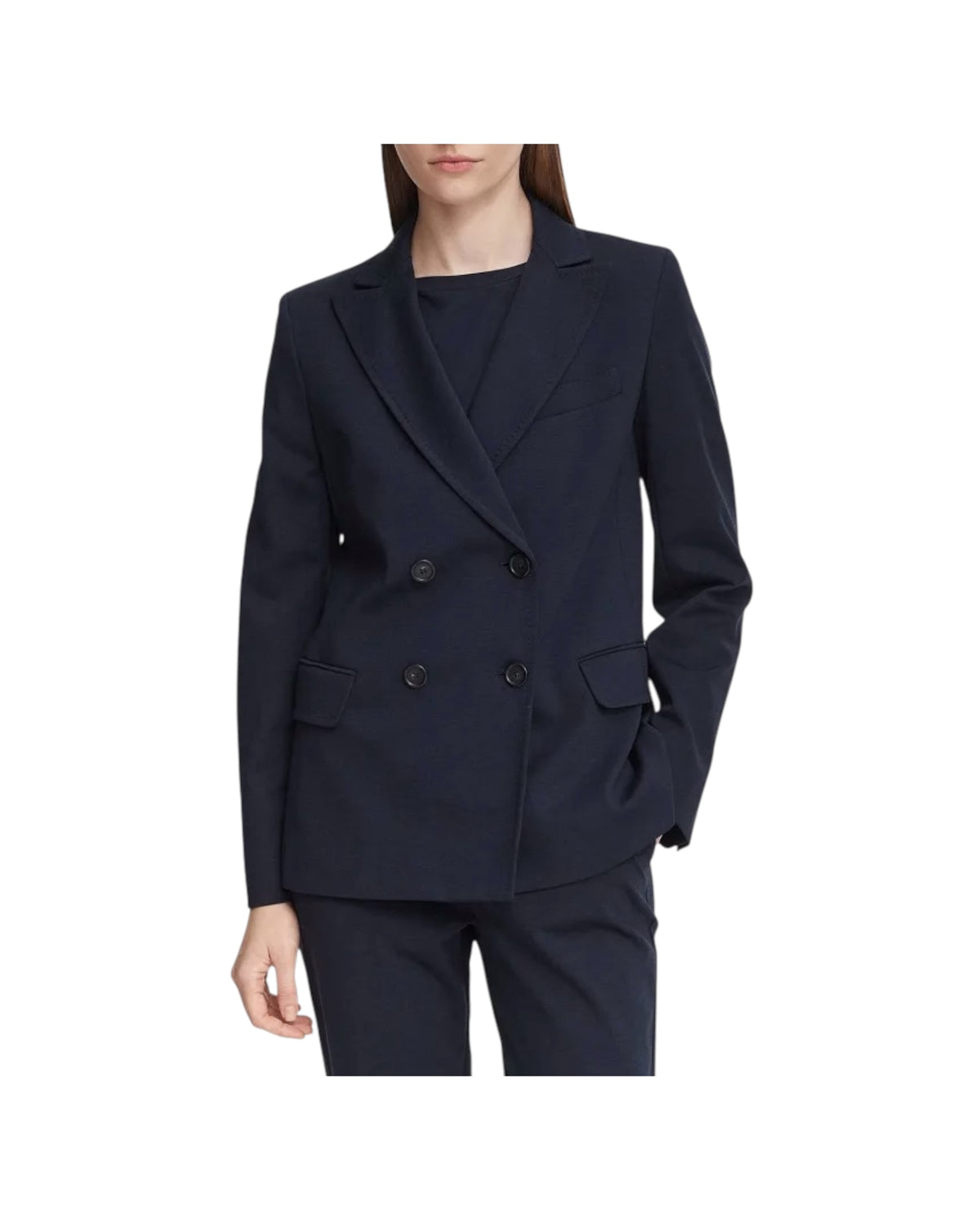 Blazer doppiopetto in jersey Milano Blu COLIBRI 002 MAX MARA WEEKEND 