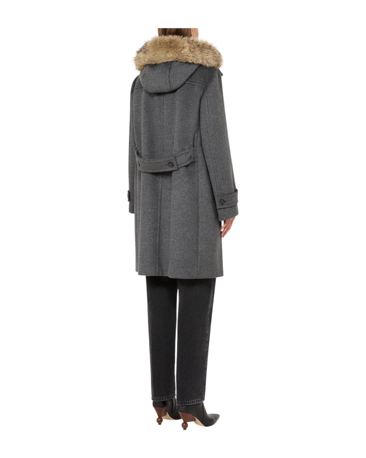 Cappotto in doppio drap di lana Grigio EPICA 022 MAX MARA WEEKEND 