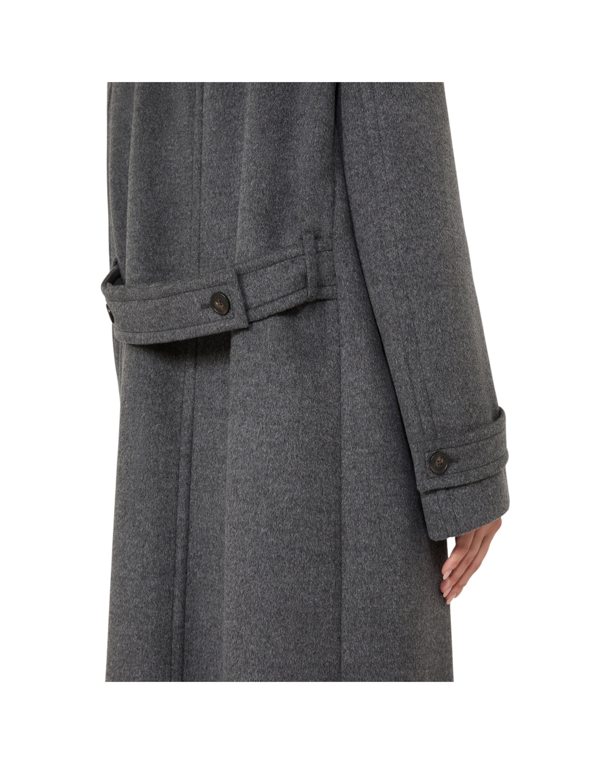 Cappotto in doppio drap di lana Grigio EPICA 022 MAX MARA WEEKEND 