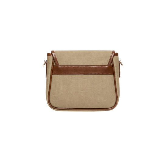Borsa a tracolla piccola in canvas e pelle Verde militare GAP 002 MAX MARA WEEKEND 