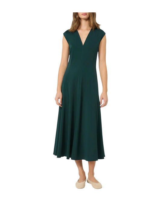 Abito lungo in jersey interlock Verde MASTER 005 MAX MARA WEEKEND 