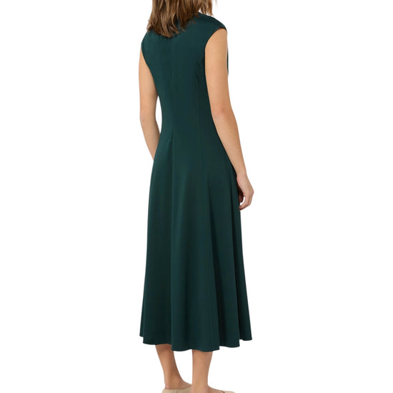 Abito lungo in jersey interlock Verde MASTER 005 MAX MARA WEEKEND 