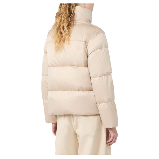 Piumino corto in raso tecnico Sabbia MATASSA 001 MAX MARA WEEKEND 