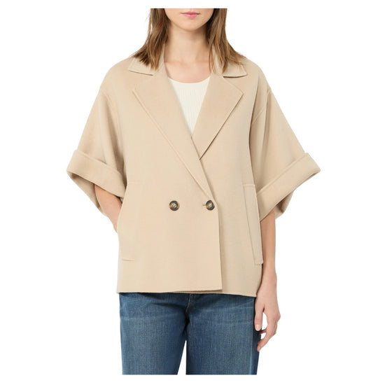 Cappotto corto in drap di lana Sabbia NEO 064 MAX MARA WEEKEND 