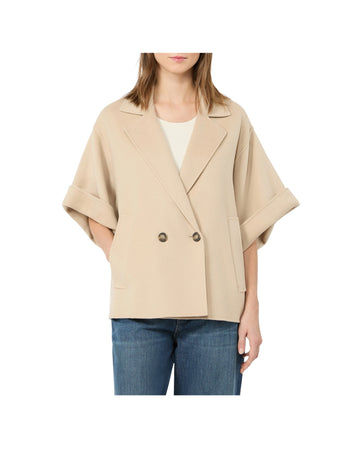 Cappotto corto in drap di lana Sabbia NEO 064 MAX MARA WEEKEND 