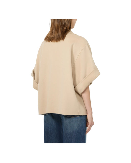 Cappotto corto in drap di lana Sabbia NEO 064 MAX MARA WEEKEND 