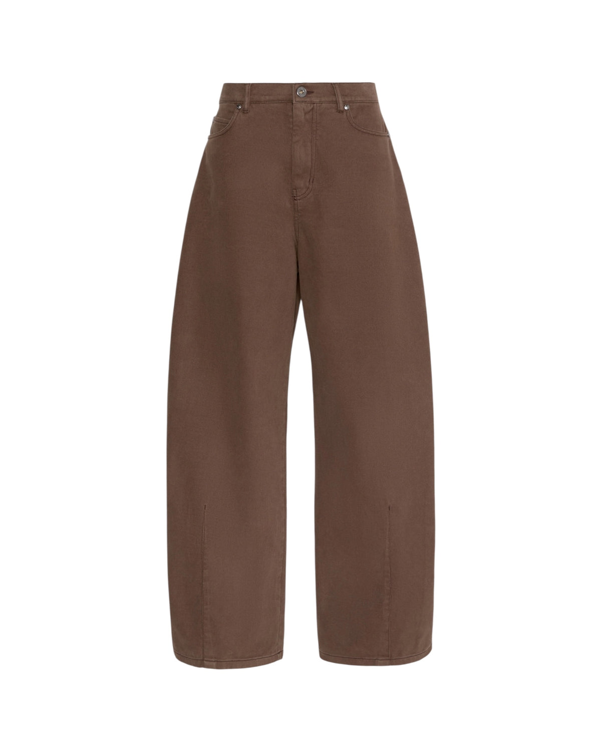 Pantalone in drill di cotone Marrone ORDINE 003 MAX MARA WEEKEND 