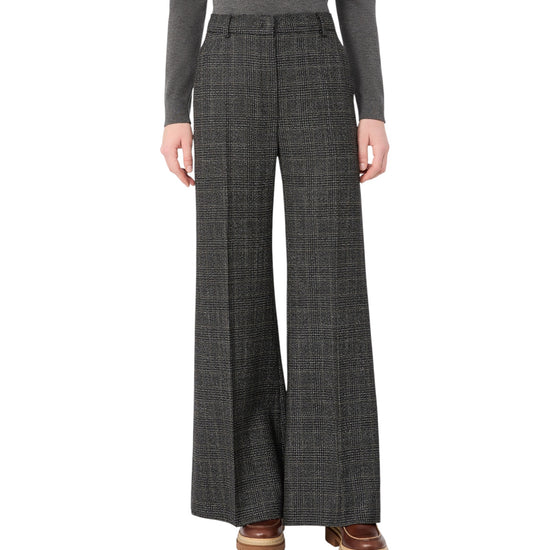 Pantalone in batavia di lana Antracite PACCA 002 MAX MARA WEEKEND 