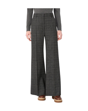 Pantalone in batavia di lana Antracite PACCA 002 MAX MARA WEEKEND 