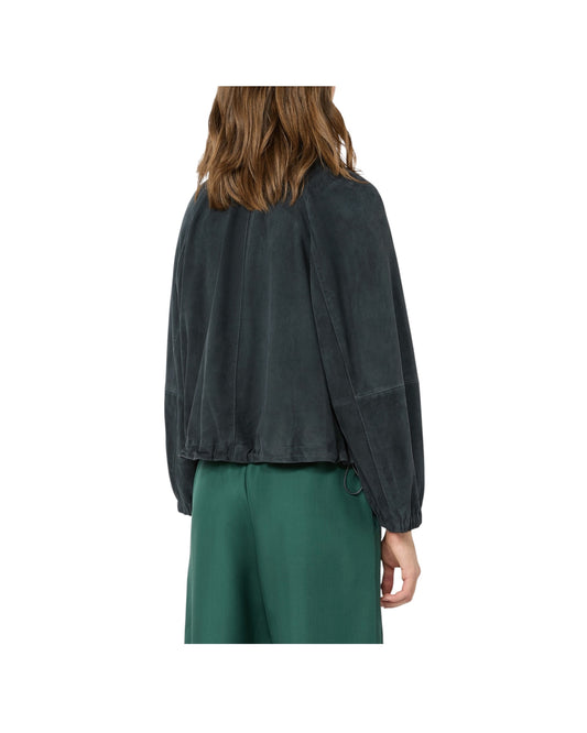Giacca in suede Blu ZUPPA 003 MAX MARA WEEKEND 