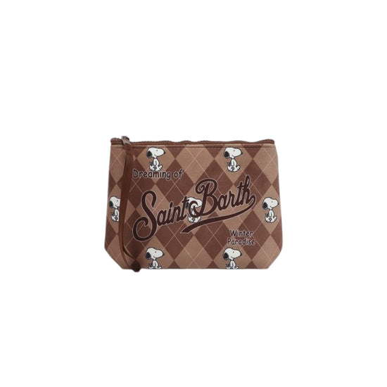 Pochette Snoopy Argyle ALI0002 02305M MC2 SAINT BARTH 
