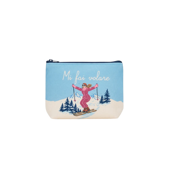 Pochette con stampa Mi fai volare ALI0002 04154M MC2 SAINT BARTH 