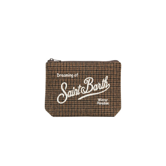 Pochette in lana Pied de poule ALI0022 00320M MC2 SAINT BARTH 