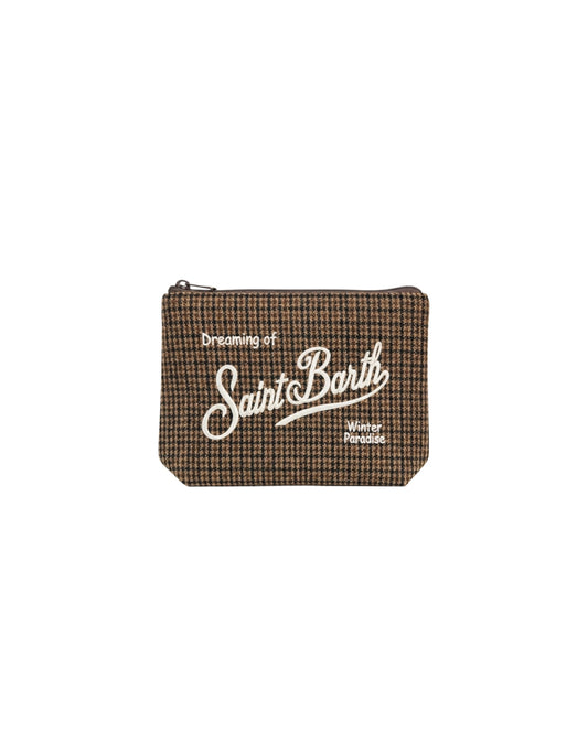 Pochette in lana Pied de poule ALI0022 00320M MC2 SAINT BARTH 