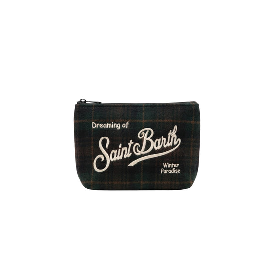 Pochette in lana Tartan ALI0022 00468M MC2 SAINT BARTH 