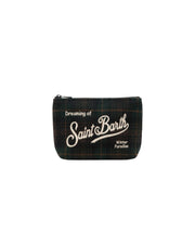 Pochette in lana Tartan