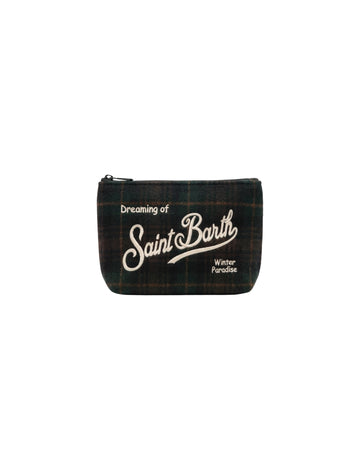 Pochette in lana Tartan ALI0022 00468M MC2 SAINT BARTH 