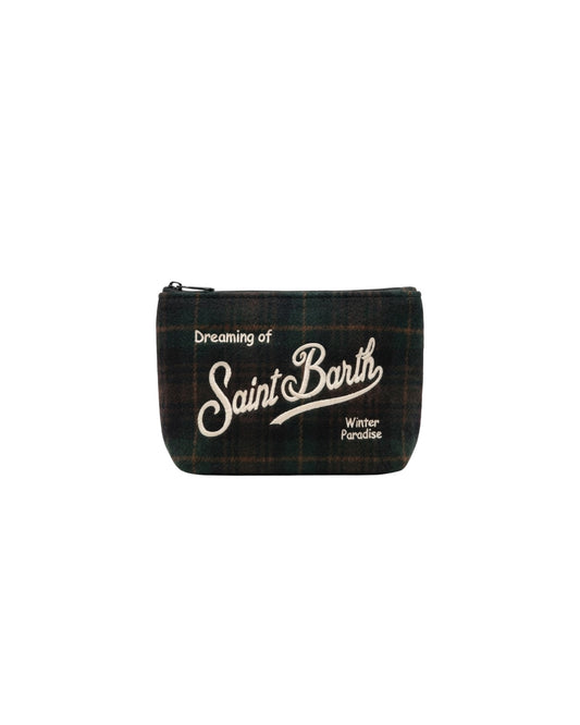 Pochette in lana Tartan ALI0022 00468M MC2 SAINT BARTH 