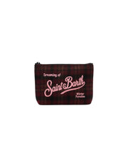 Pochette in lana Tartan