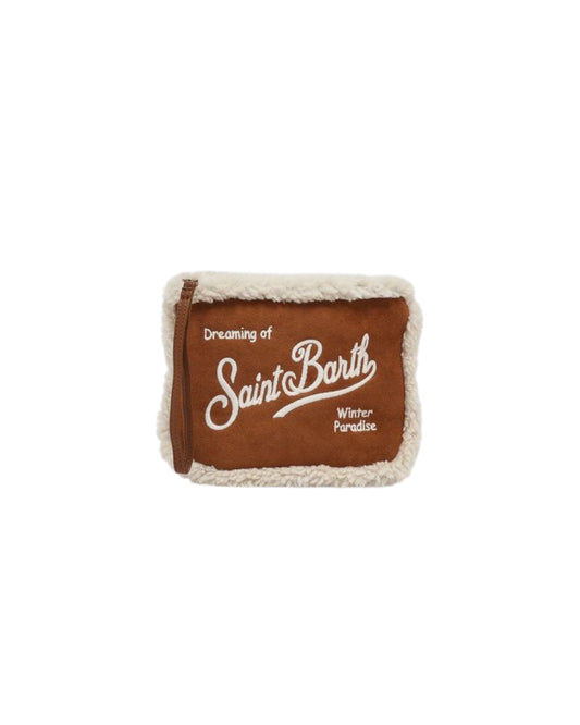 Pochette montone Marrone ALI0033 01970M MC2 SAINT BARTH 