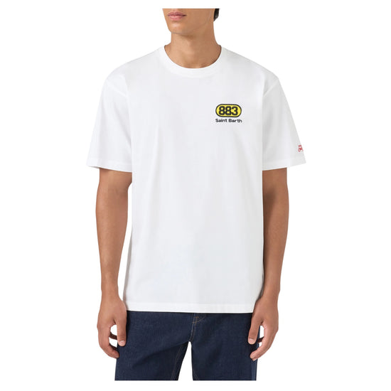 T-Shirt con grafica Hanno ucciso l'uomo ragno ARN0001 04621M MC2 SAINT BARTH 