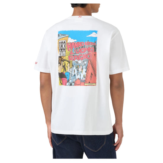 T-Shirt con grafica Hanno ucciso l'uomo ragno ARN0001 04621M MC2 SAINT BARTH 